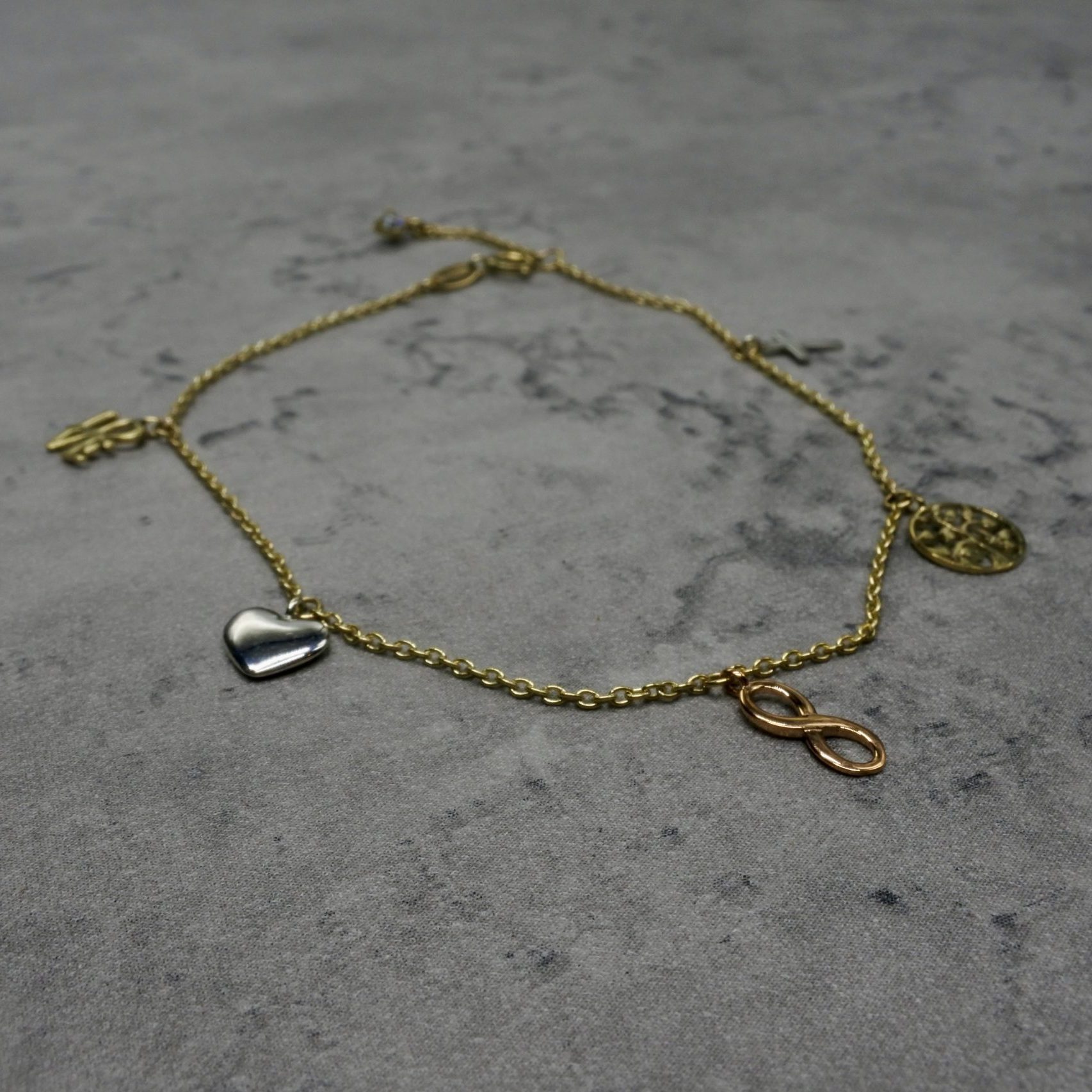 Three tone bracelet