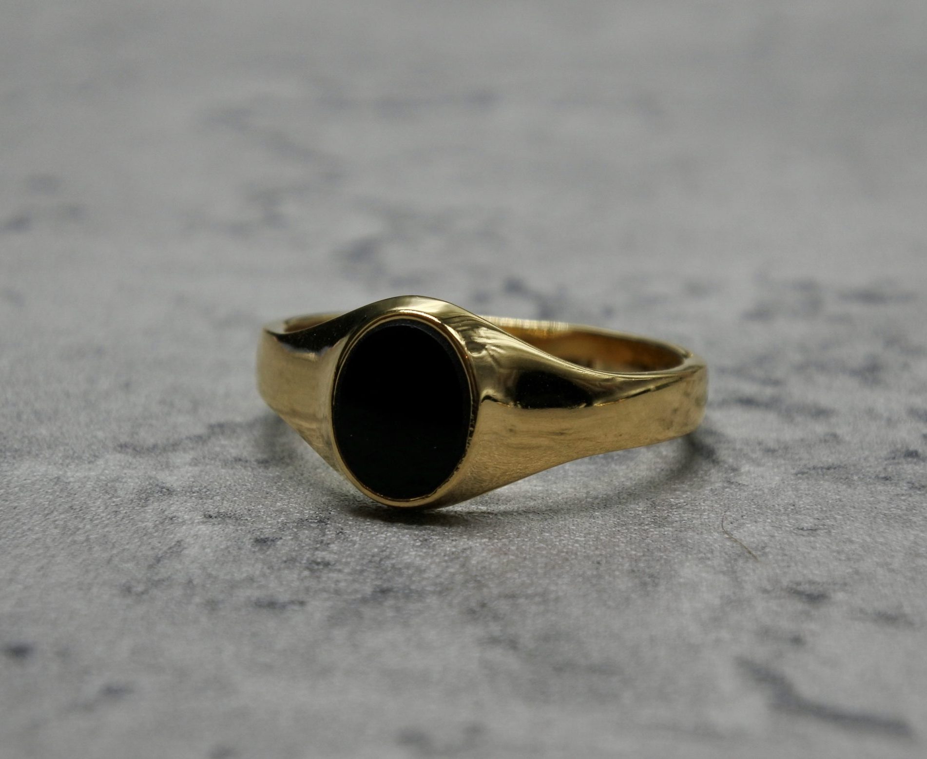 Siegelring mit Onyx Stein