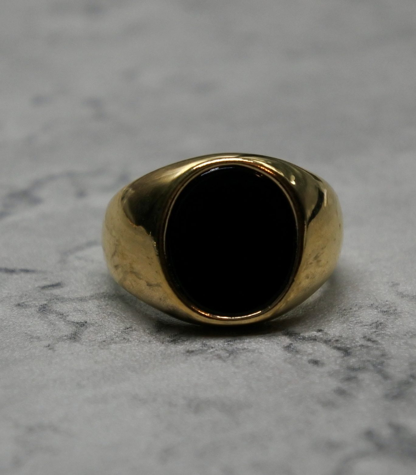 Siegelring mit Onyx Stein