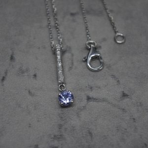Tanzanite & Diamanten Anhänger