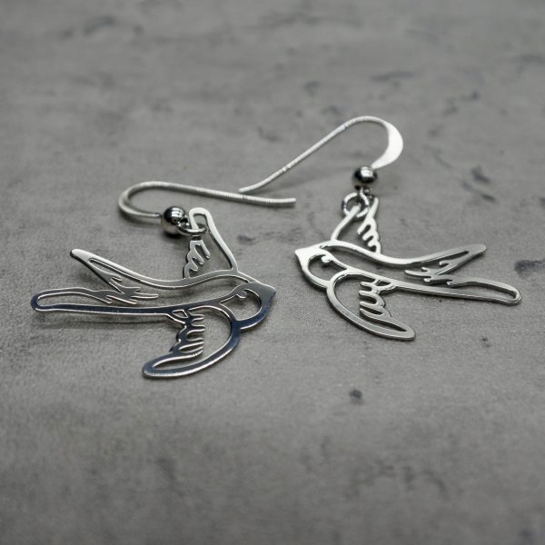 Earrings bird