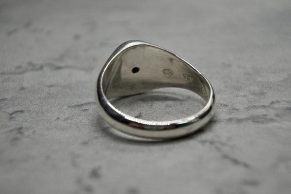 Sieglering mit Onyx Stein – Bild 2