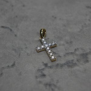 Diamanten Kreuz Anhänger
