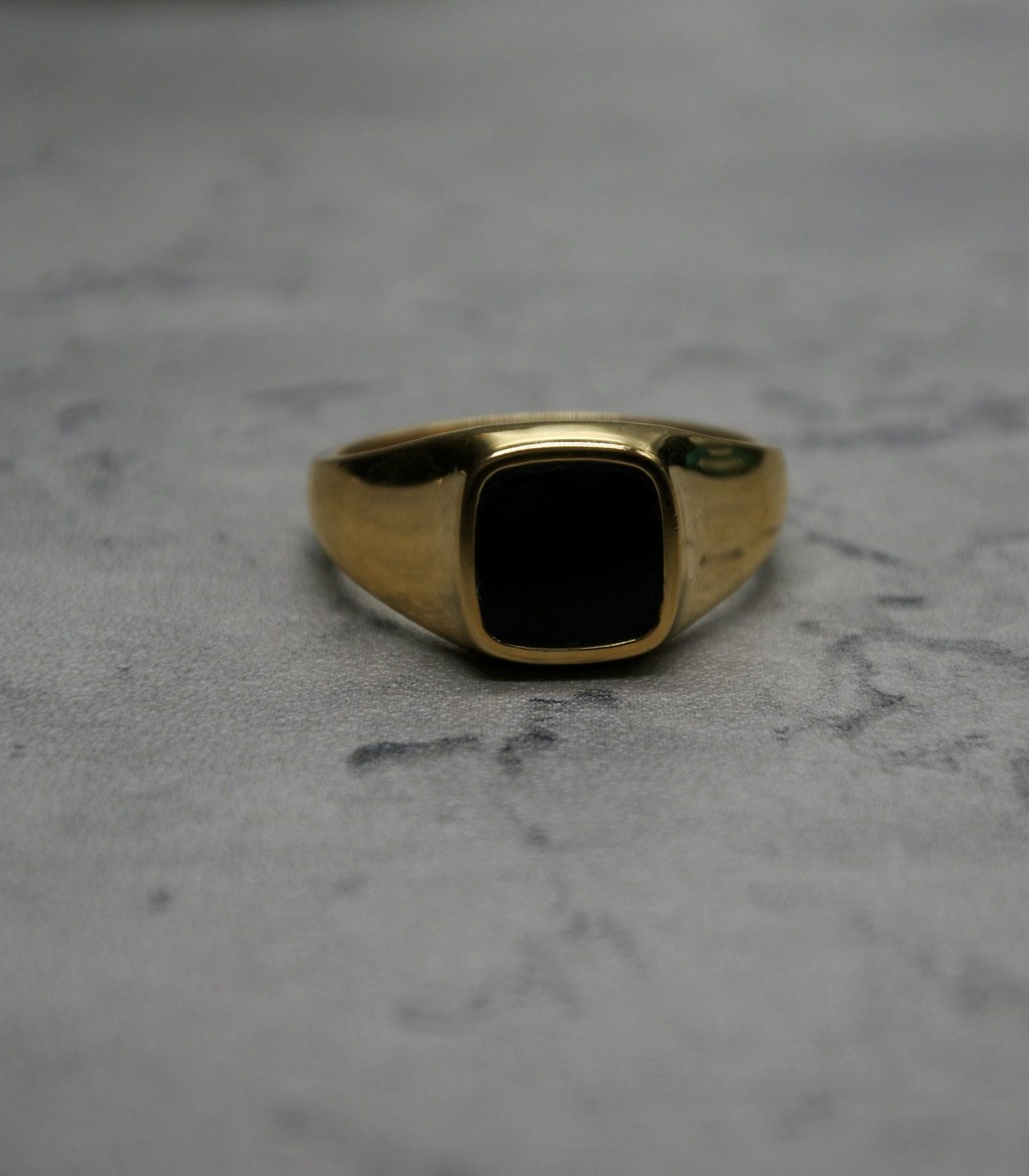 Siegelring mit Onyx Stein